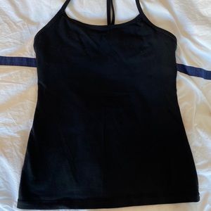 Lululemon Power Y Tank Top Black Size 6